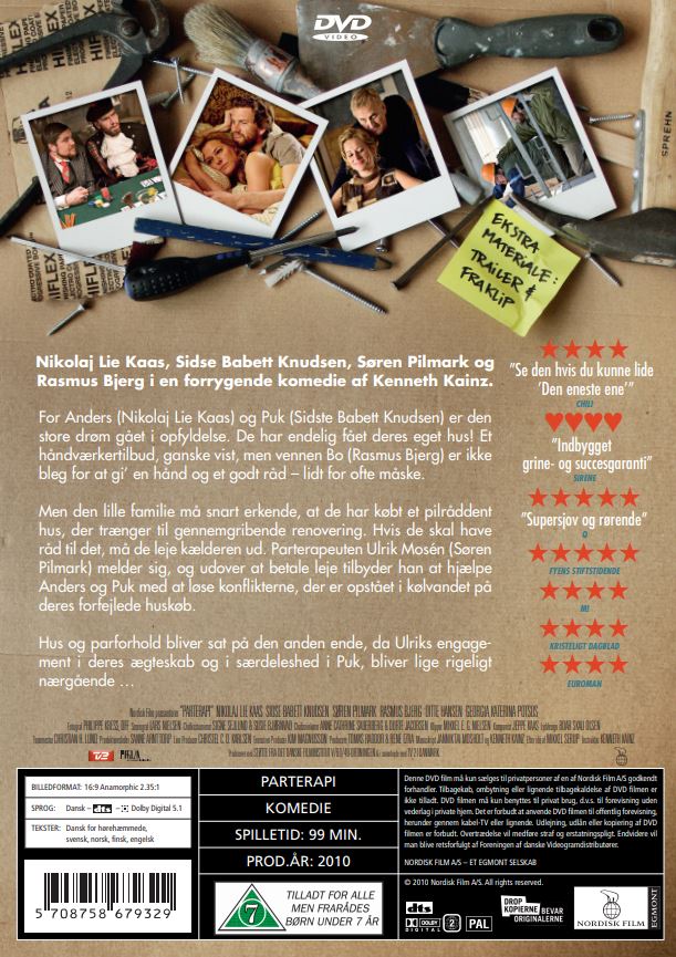 Parterapi - DVD - Danskefilm ( 2010) - Billede 2