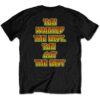 KISS - You Wanted The Best (Black) (Back Print) - Unisex T-Shirt - Image 2