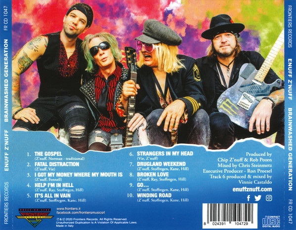 Enuff Z'nuff – Brainwashed Generation - Cd (2020) - Billede 2