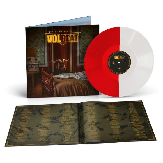 Volbeat – God Of Angels True - Lp limited Dansk Rød/Hvid (2025)