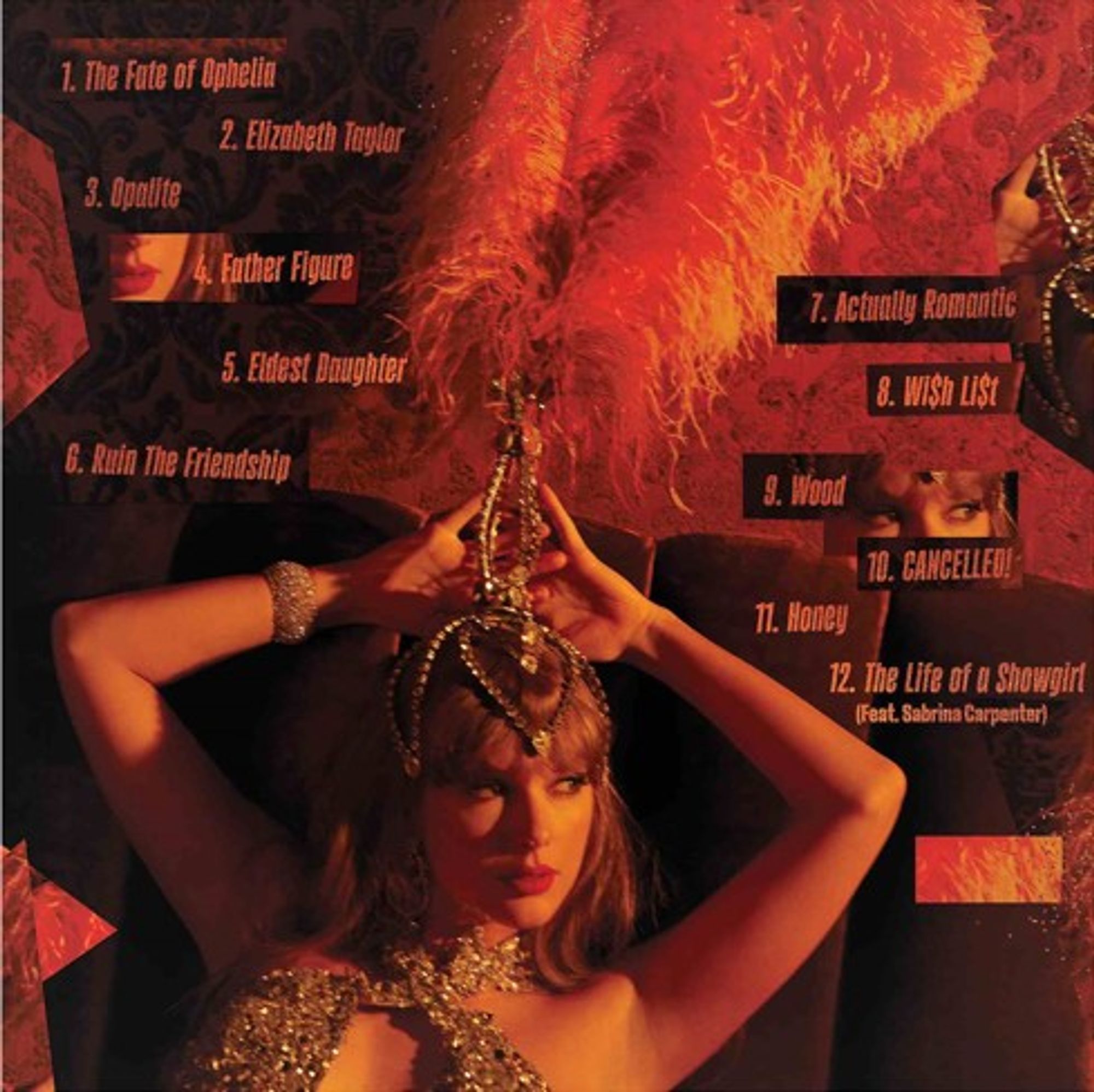 Taylor Swift - The Life Of A Showgirl - Lp (2025) - Billede 2