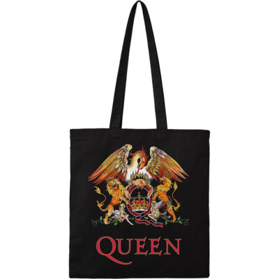 Queen Cotton Tote Bag - Classic Crest