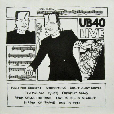 UB40 ‎– Live - Lp Brugt (1983)