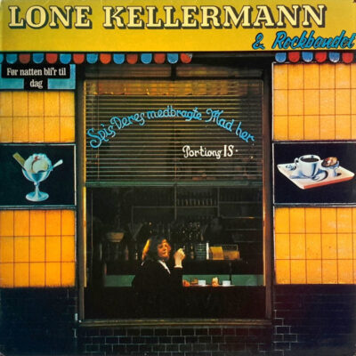 Lone Kellermann & Rockbandet ‎– Før Natten Bli'r Til Dag - LP brugt (1978)