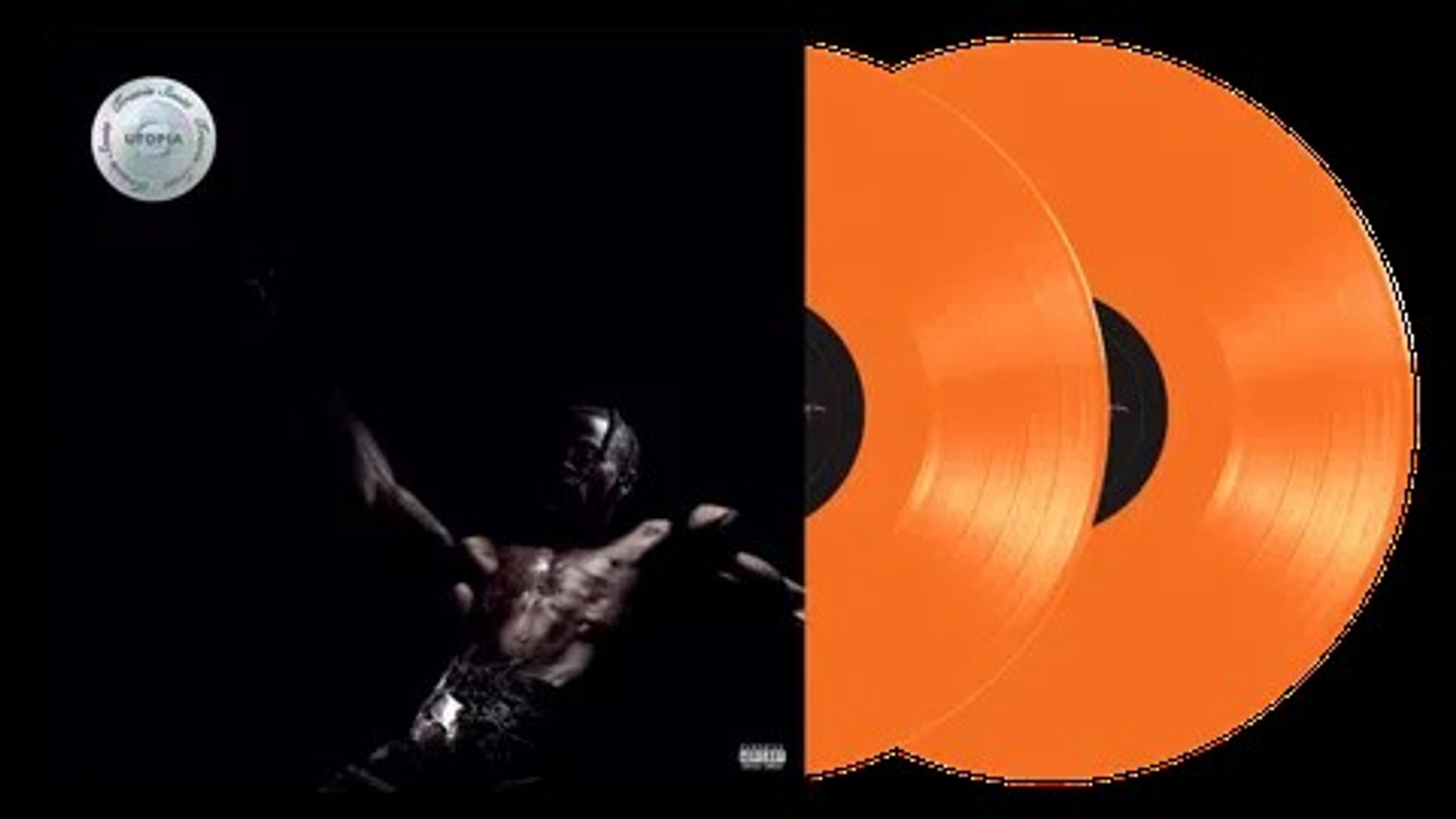 Travis Scott – Utopia - Lp Orange Translucent vinyl (2023)