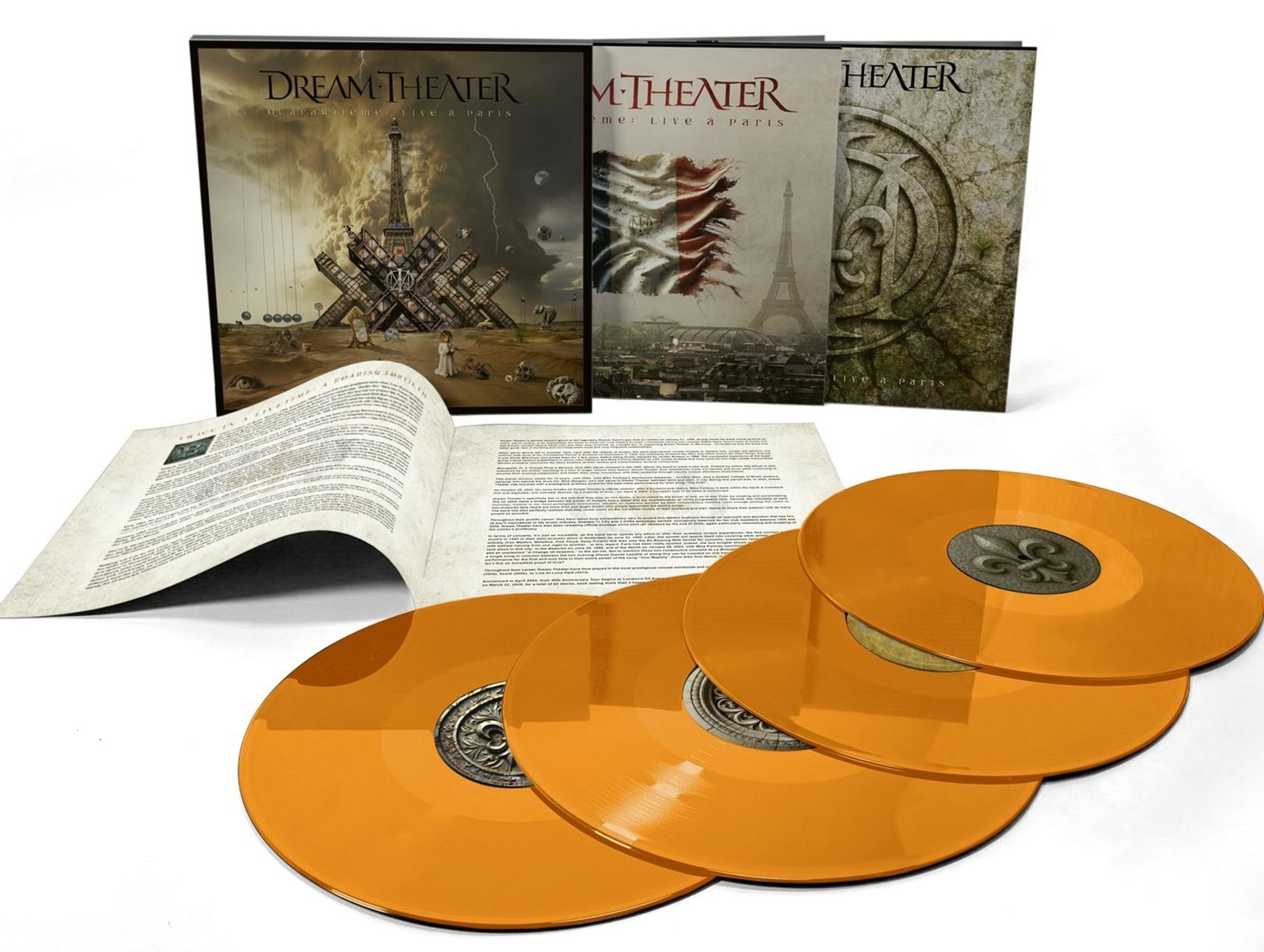 Dream Theater – Quarantième: Live À Paris - Lp Limited Orange (2025)