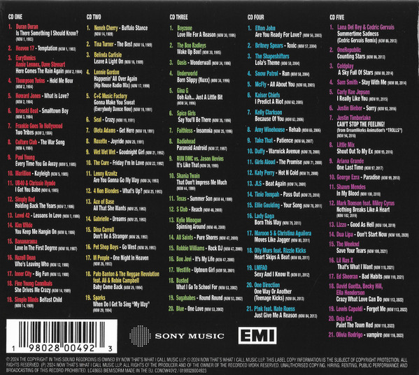 Blandet Artister - NOW That’s What I Call 40 Years - Part Two - Cd (2024) - Billede 2