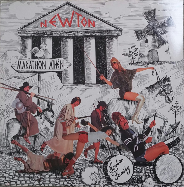Newton Family – Marathon - Lp Brugt (1981)