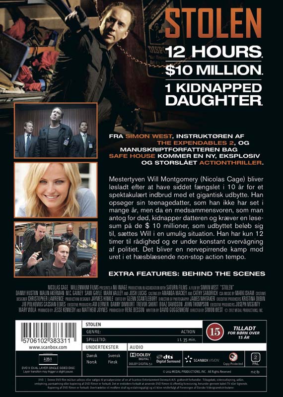 Stolen - DVD (2013) - Billede 2
