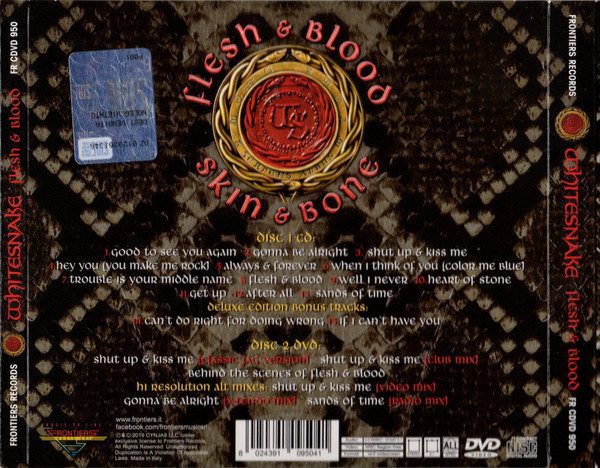 Whitesnake – Flesh & Blood - Cd,DVD (2019) - Billede 2