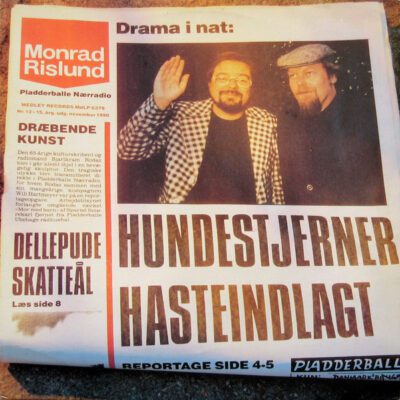 Monrad & Rislund – Hundestjerner Hasteindlagt - Lp Brugt (1990)