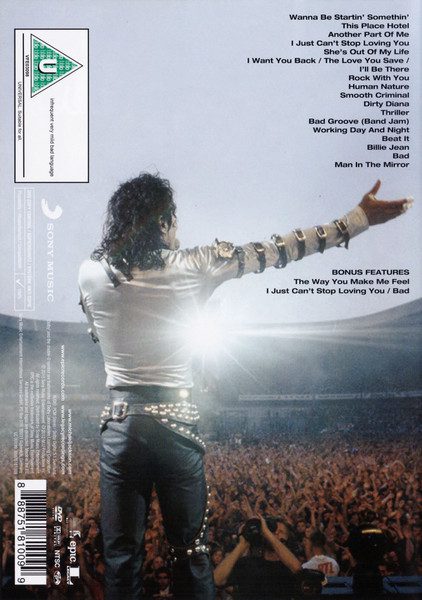 Michael Jackson – Live At Wembley July 16, 1988 - DVD (1988) - Billede 2