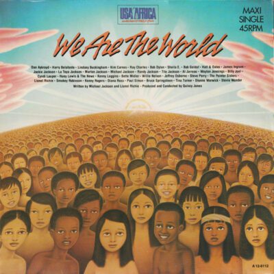 USA For Africa ‎– We Are The World - 12" Maxi Single Brugt (1985)