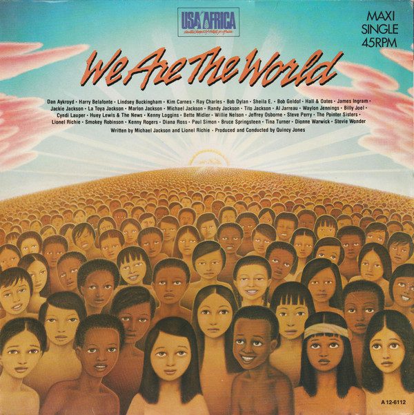 USA For Africa – We Are The World - 12" Maxi Single Brugt (1985)
