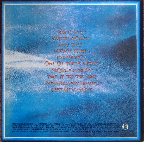 Eagles – Their Greatest Hits 1971-1975 - Lp (2011) - Billede 2