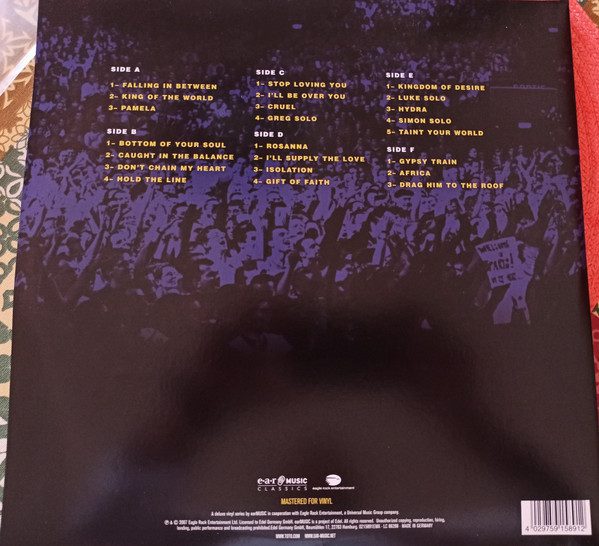 Toto – Falling In Between Live - Lp (2021) - Billede 2