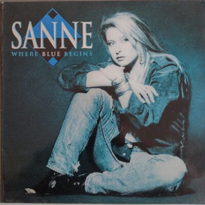 Sanne ‎– Where Blue Begins - Lp Brugt (1991)