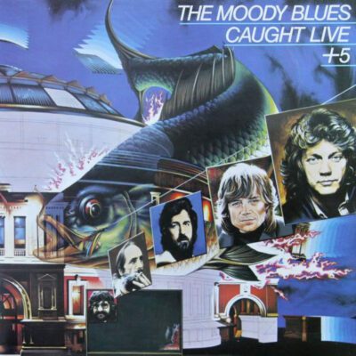 The Moody Blues ‎– Caught Live +5 - Lp Brugt (1977)
