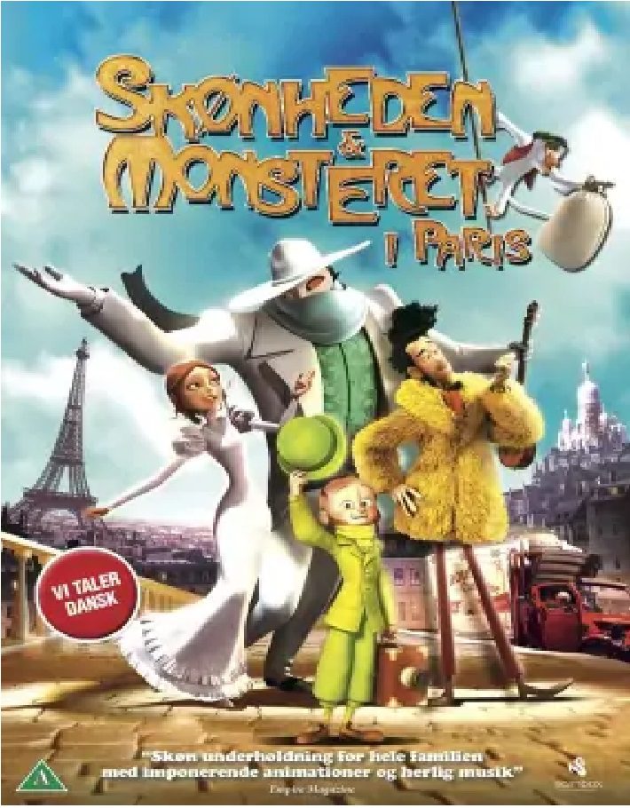 Skønheden & Monsteret i Paris - Dvd Film (2012)
